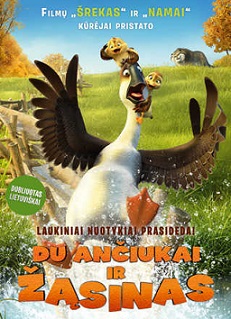 Du ančiukai ir žąsinas
